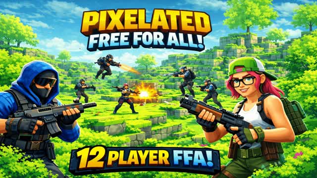 PIXELATED FREE FOR ALL LATE GAME