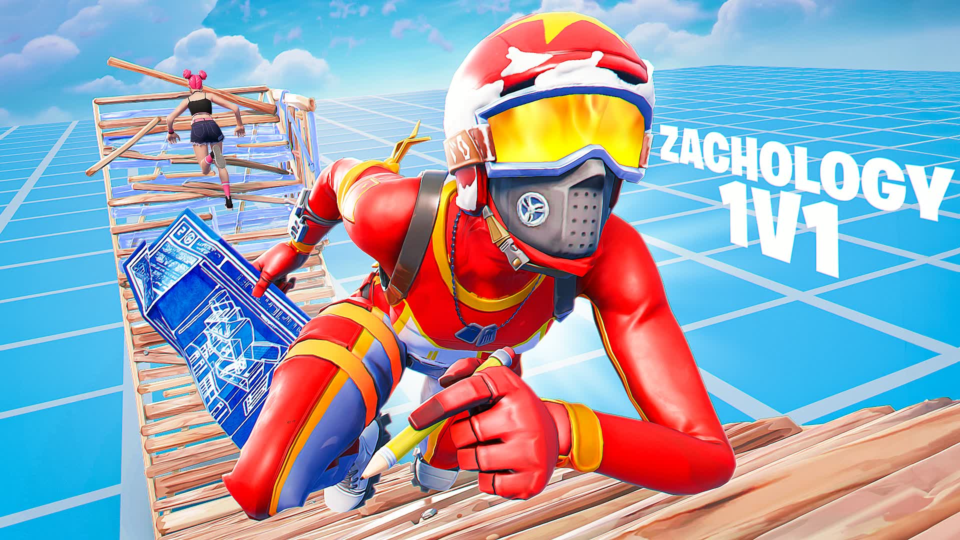 ザコロジー 1v1 ビルドファイト(ポンプ200丁)