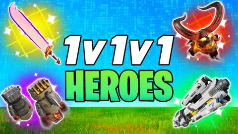 1V1V1 1V1 HEROES Free for All Zone Wars