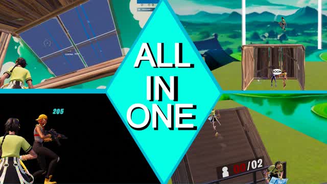 1V1 ALL YOU NEED WARM UP MAP (200 pump)