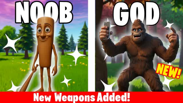 FUNNY MEME GUN GAME 🤣 BIGFOOT