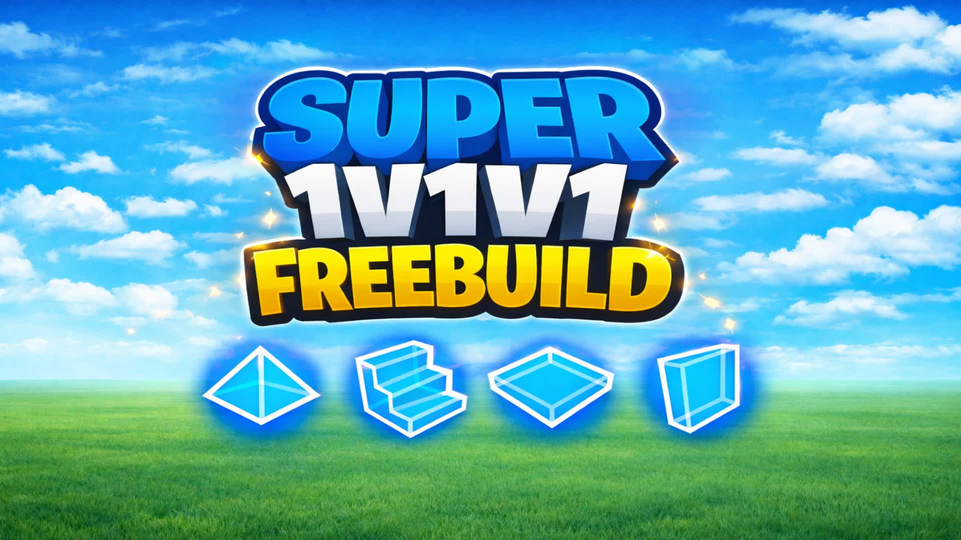 SUPER 1v1v1 & FREE BUILD