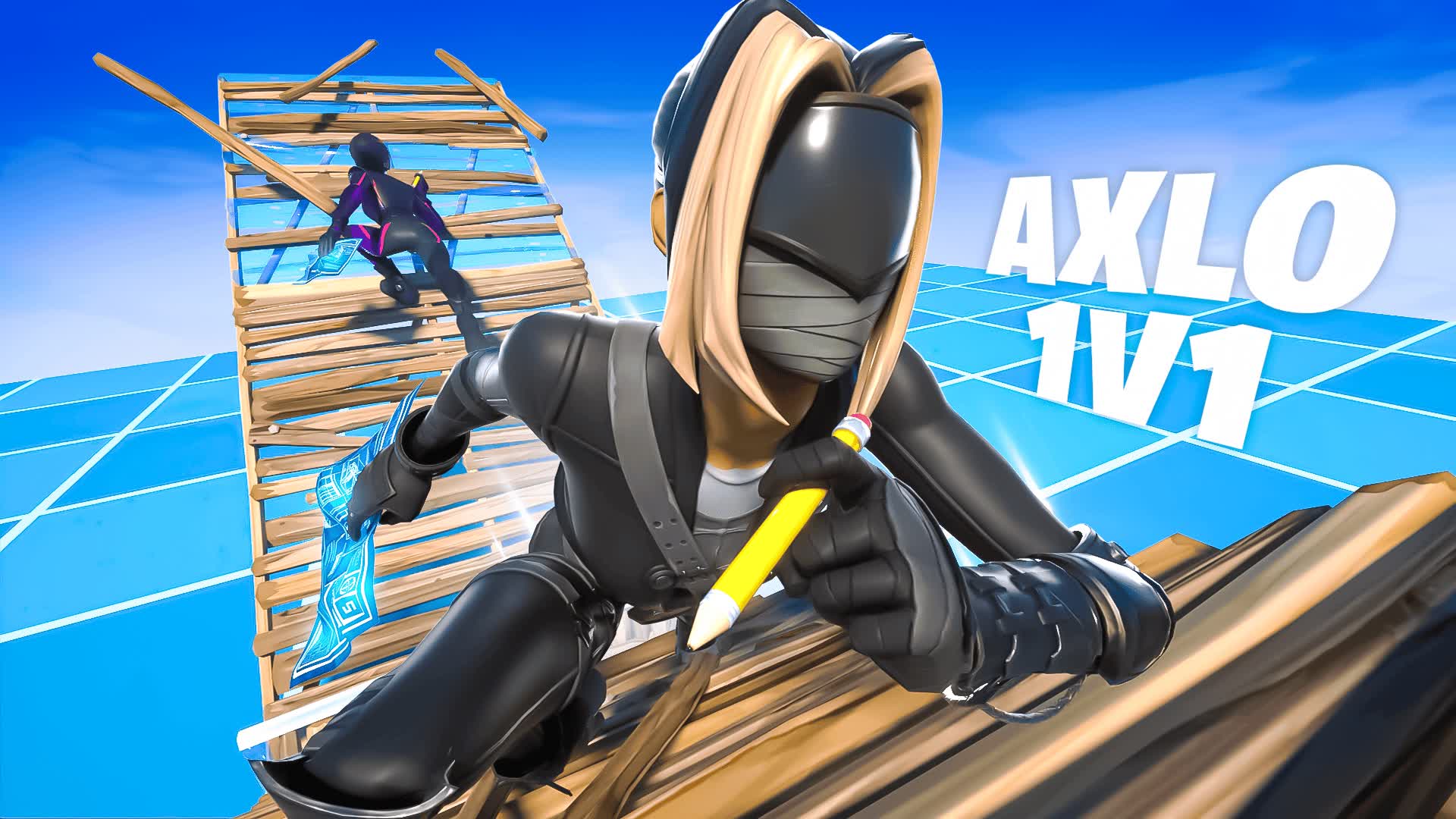 AXLO 1V1 BUILD FIGHT (200 PUMP)