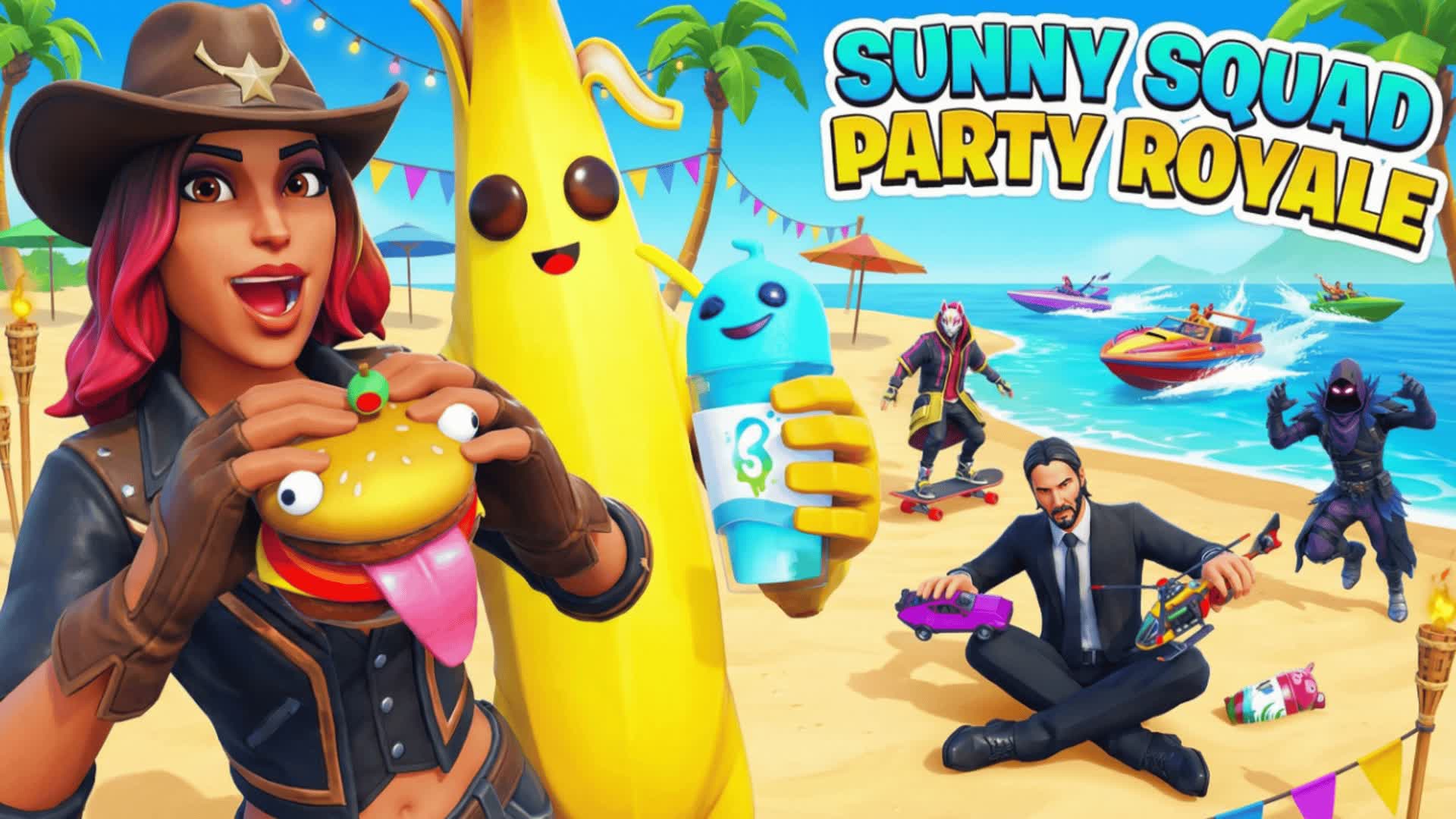 Sunny Squad Party Royale