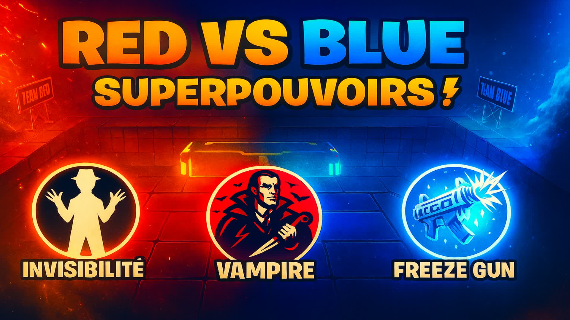 RED VS BLUE — Superpower 🔴⚔️🔵