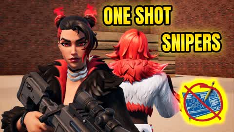 🎯1v1 ZERO BUILD ONE SHOT SNIPERS! 🎯