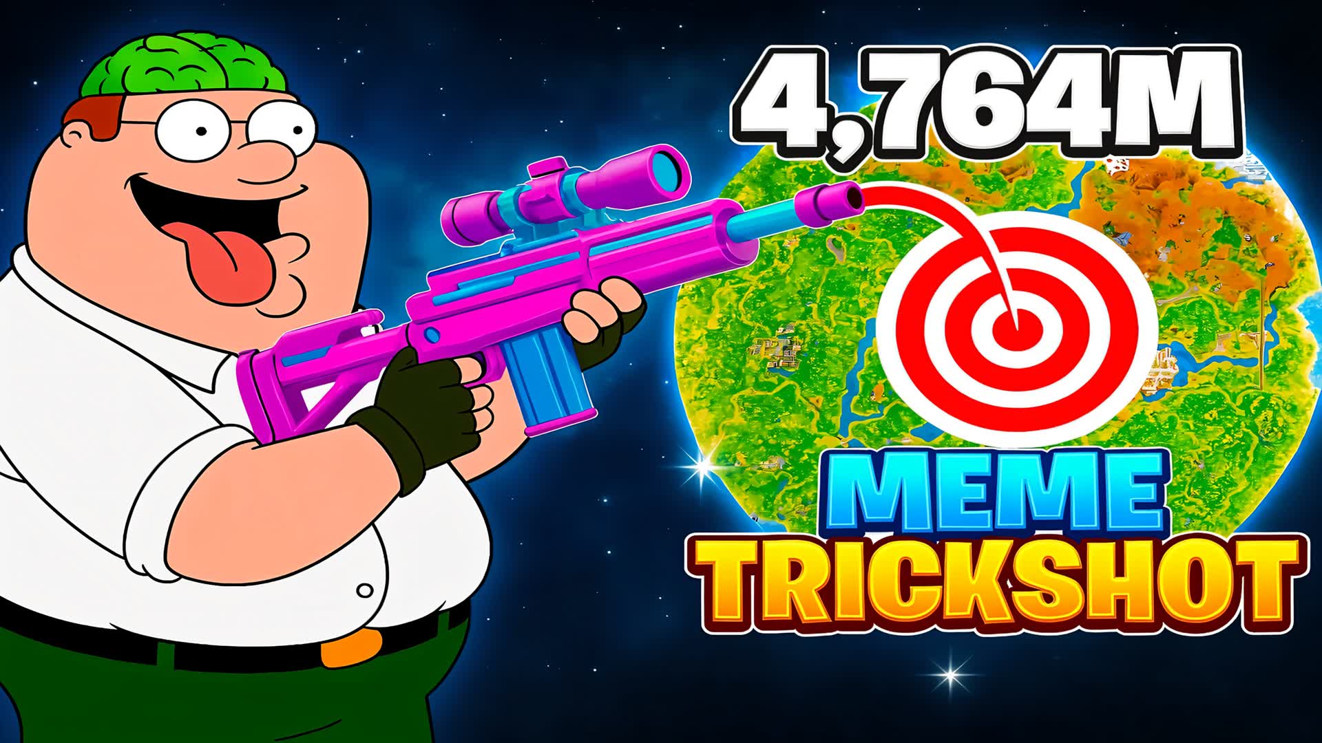 noxyfnr의 ⭐️MEME TRICKSHOT PARKOUR🎯100 LEVELS 6450-1483-7999 - 포트나이트, image size:1920x1080