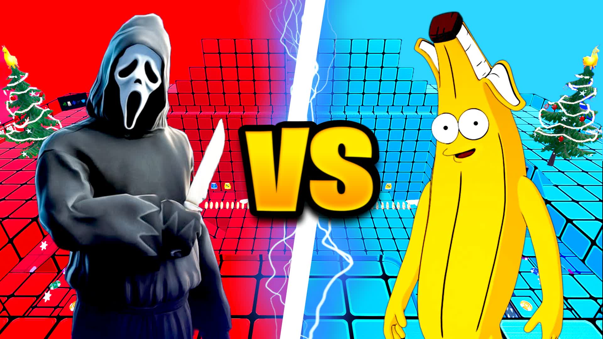 KPOP GHOST VS BANANA B7 RED VS BLUE 🔴🔵