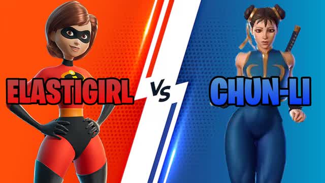ELASTI GIRL đŽ VS CHUN-LIđ”