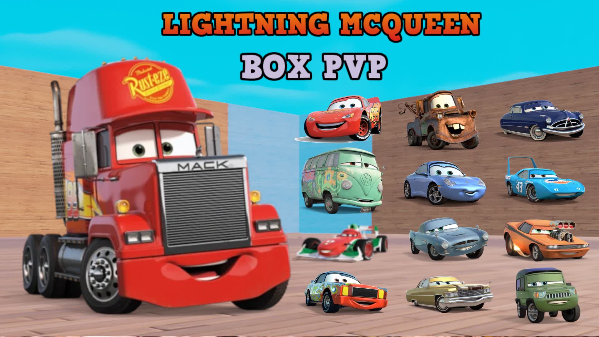 MEGA CRAZY MCQUEEN   BOX PVP📦