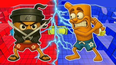 SUPER HEROES 🦸♂️ Red vs Blue Brainrot!