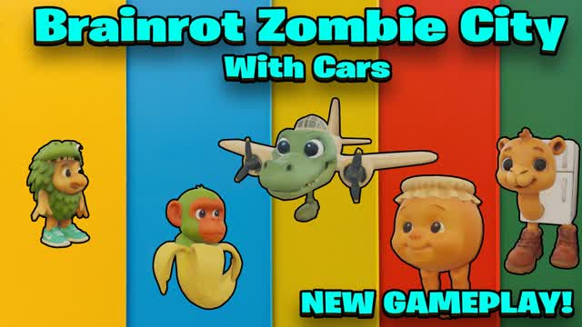 Brainrot Zombie City - With Cars