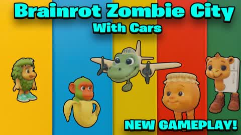 Brainrot Zombie City - With Cars