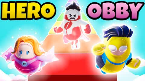 HEROES OBBY FALL GUYS  👑