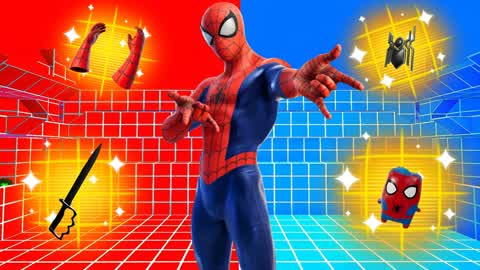 💙SPIDER RED VS BLUE MAN❤️