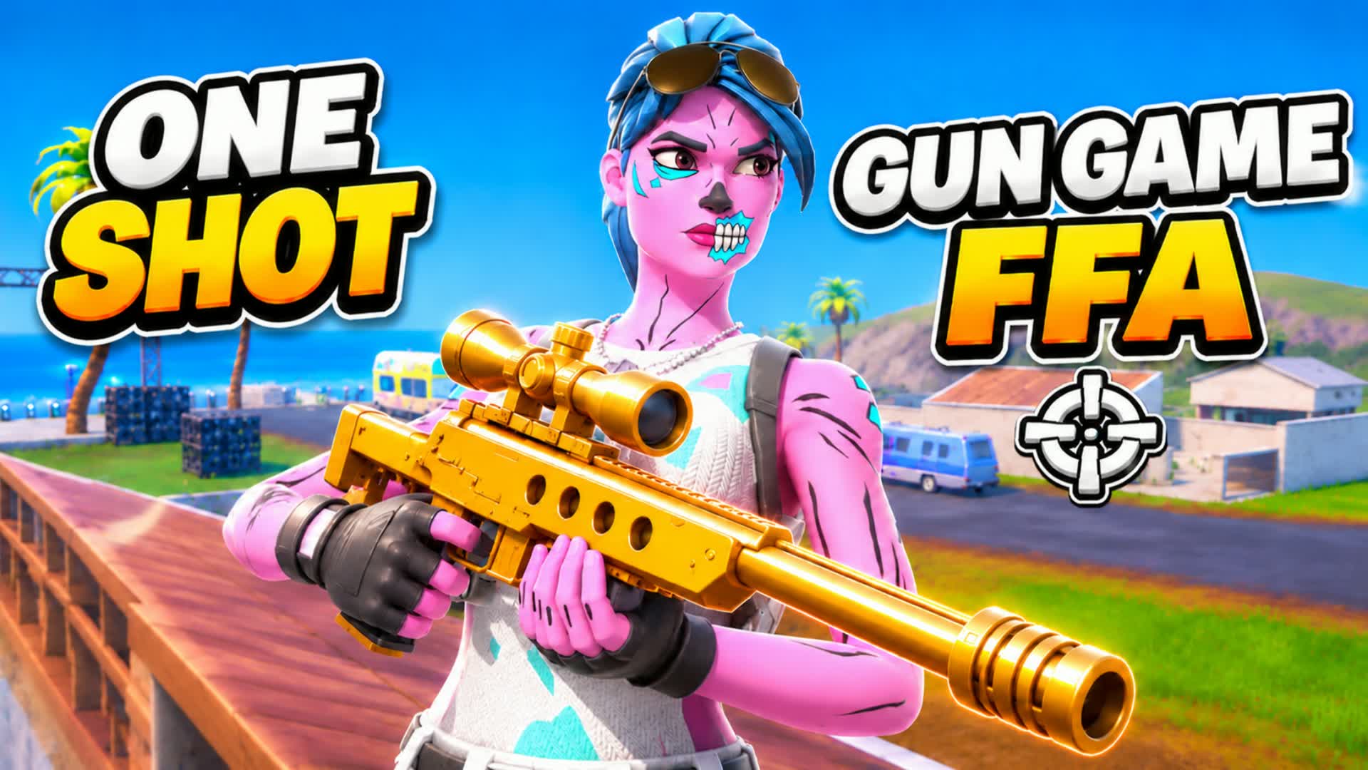 🎯ONE SHOT 😎 GUN GAME🔫 FFA