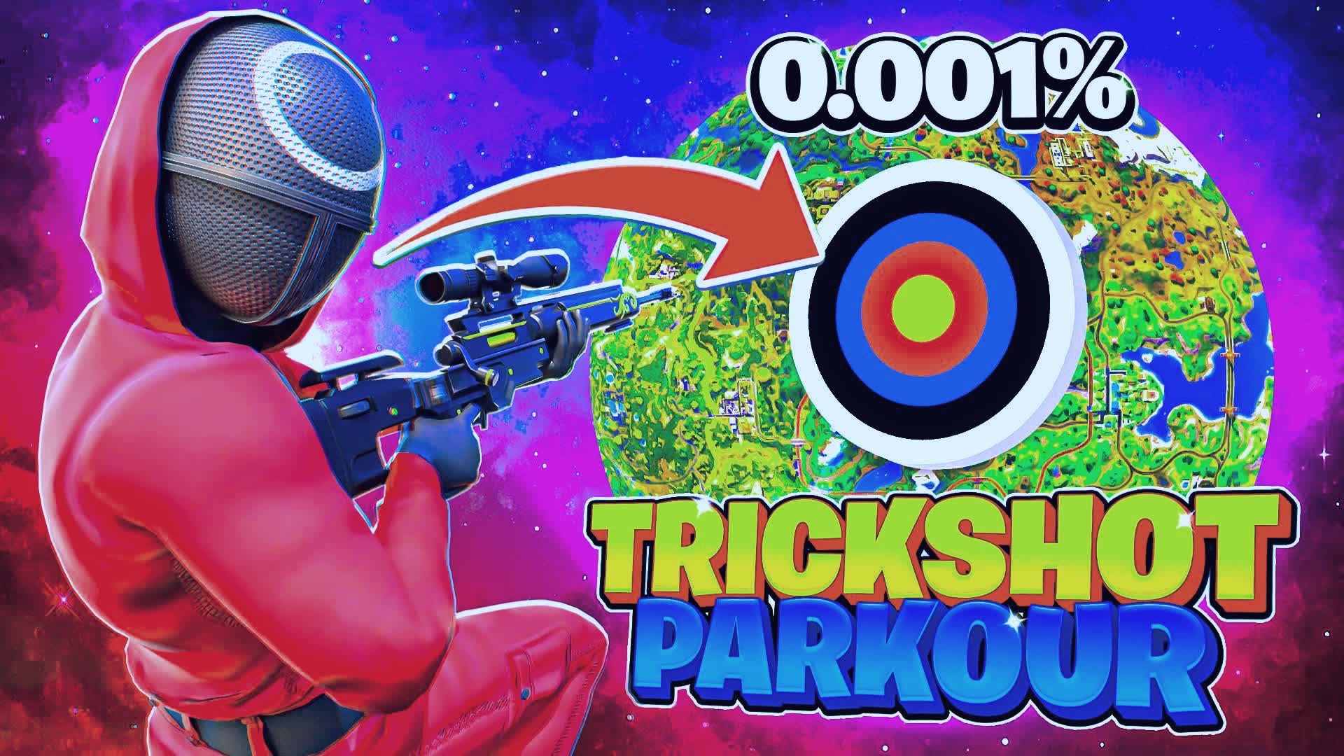 SQUID TRICKSHOT PARKOUR🎯100+LEVELS[GG]