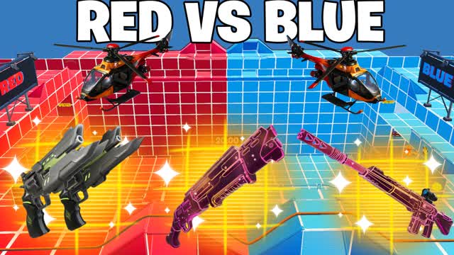 AMAZING ⭐ RED VS BLUE 🔴🔵 (EVERY GUN)