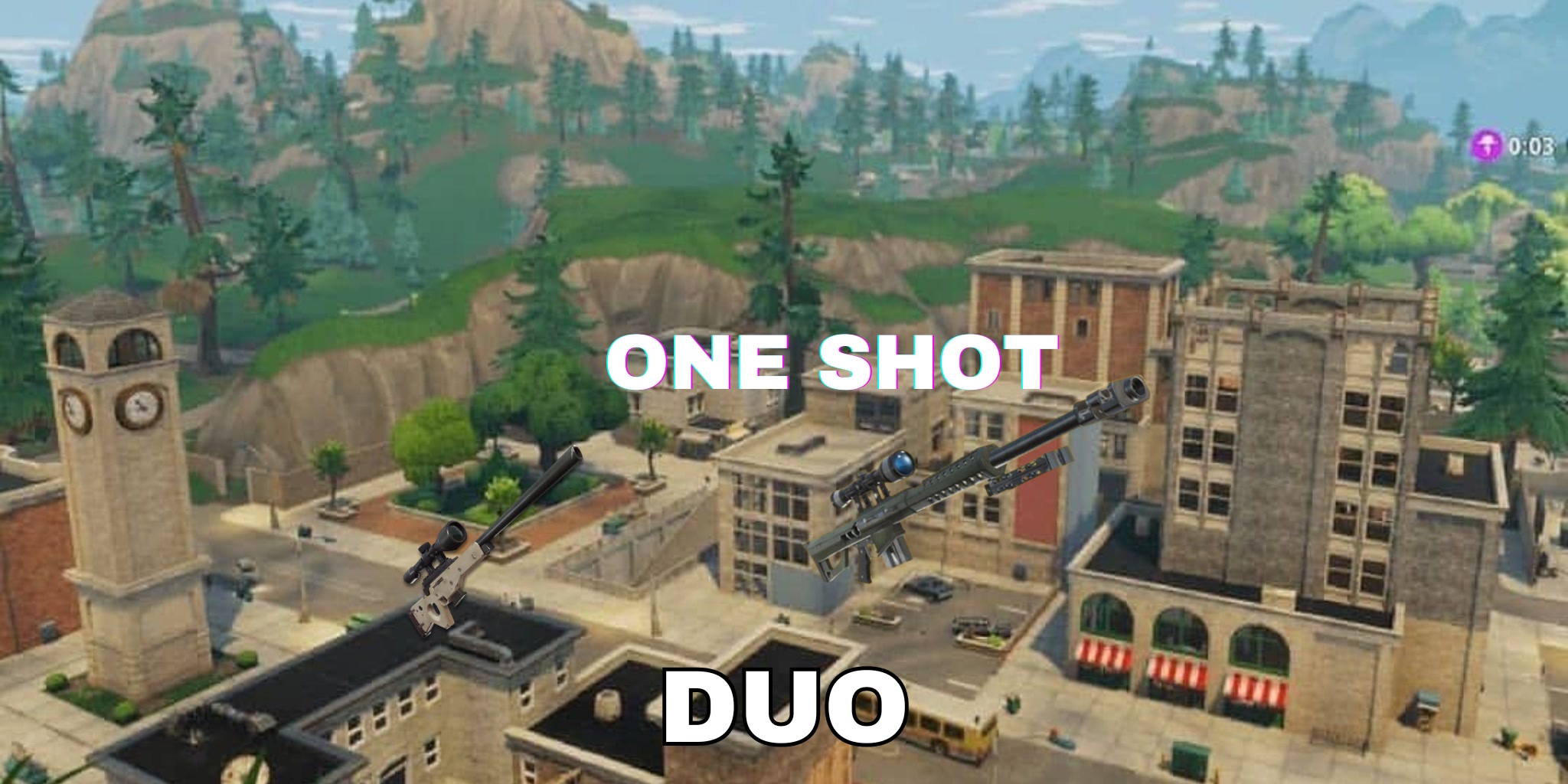 ONE SHOT DUO TILTED TOWER
