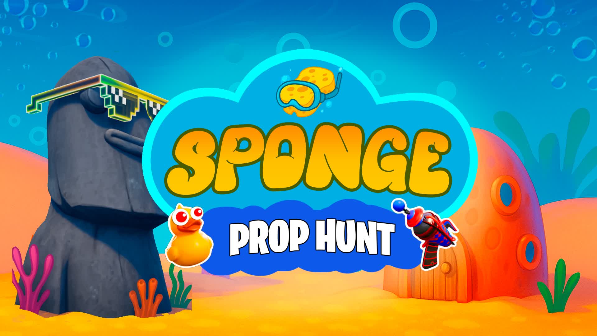 SPONGE 🧽 PROP HUNT 5444-0043-0538 by maal1na - Fortnite Creative Map ...