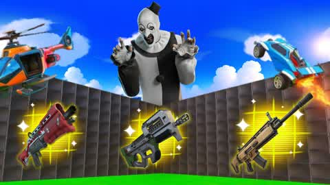 CRAZY 1v1 ALL GUNS AND VEHICLES