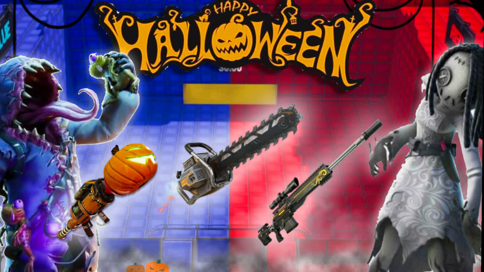 👻 HALLOWEEN RED VS BLUE ⭐️