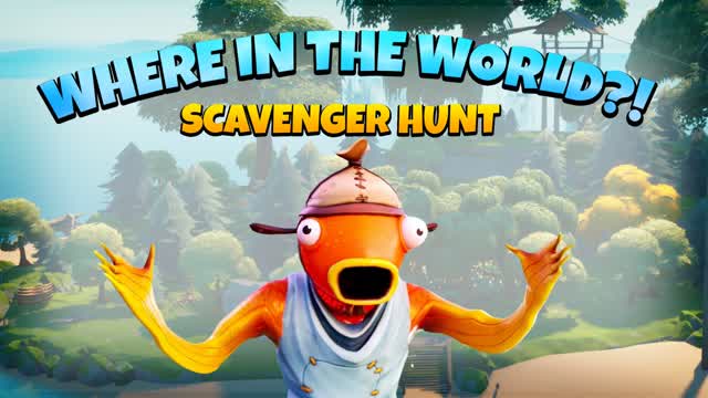 WHERE IN THE WORLD?! SCAVENGER HUNT!