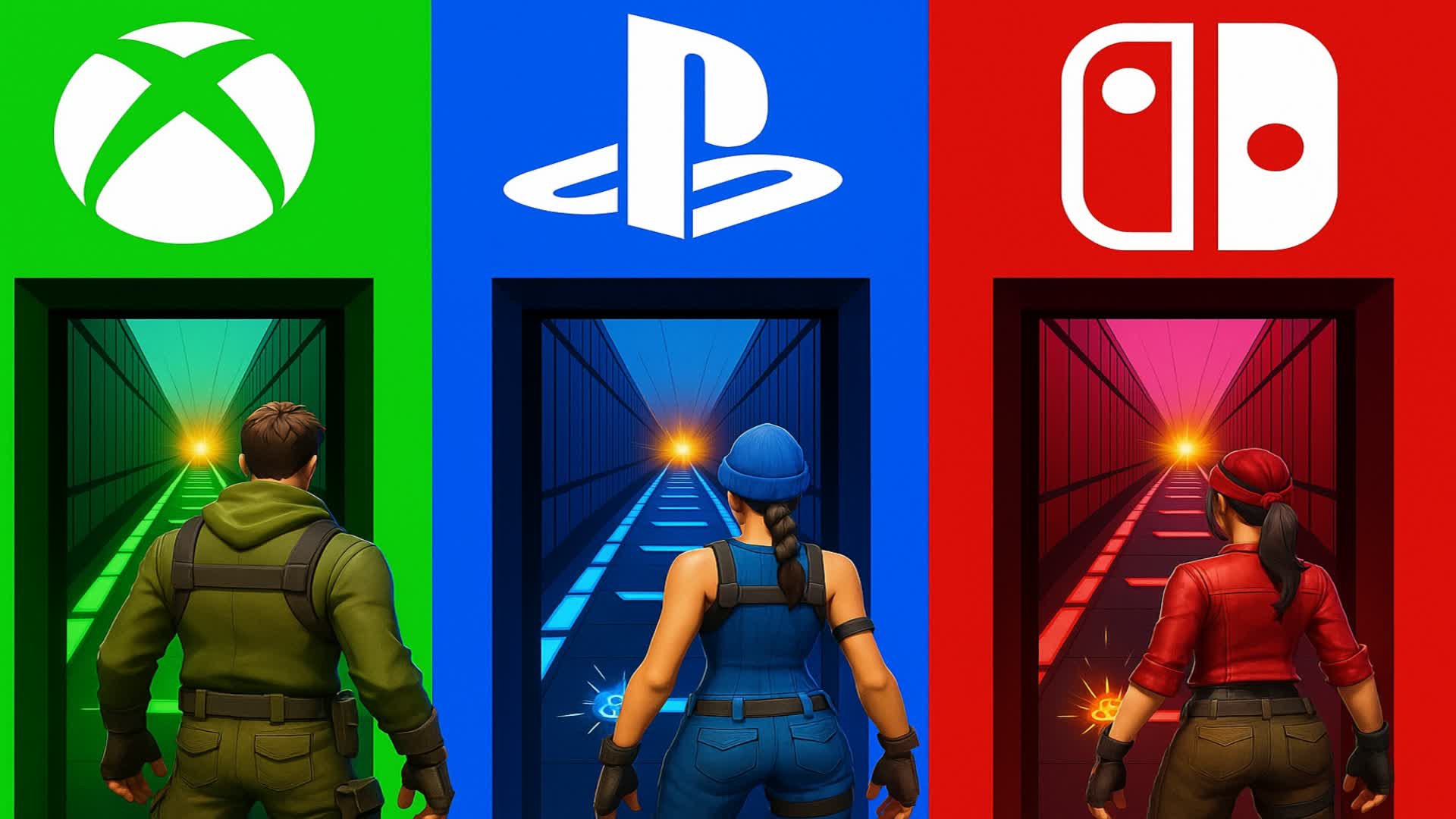 PLAYSTATION VS XBOX VS SWITCH PARKOUR⭐️