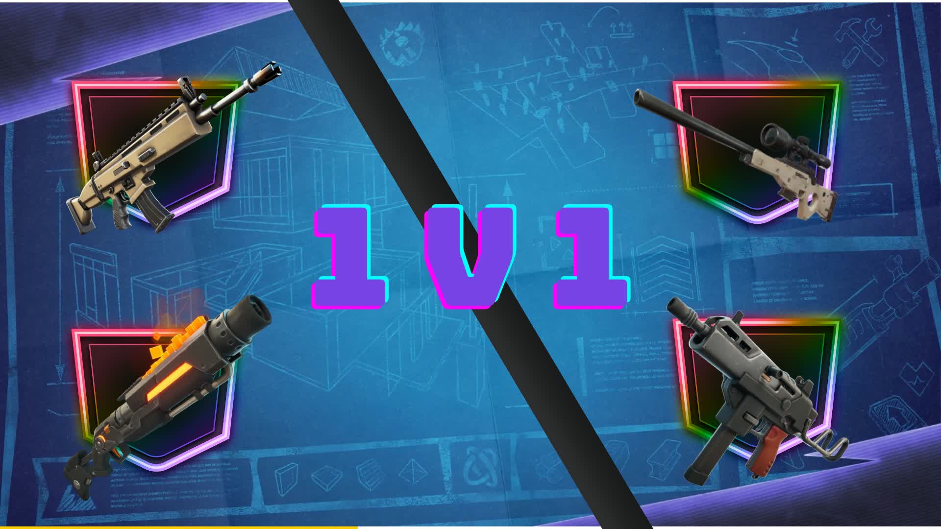 1 対 1 の戦いの建築