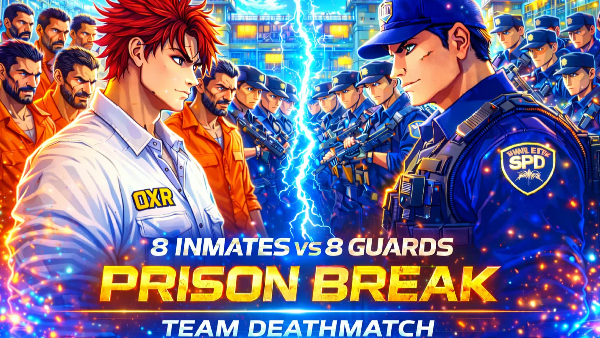 Guards vs Inmates Team Deathmatch PVP