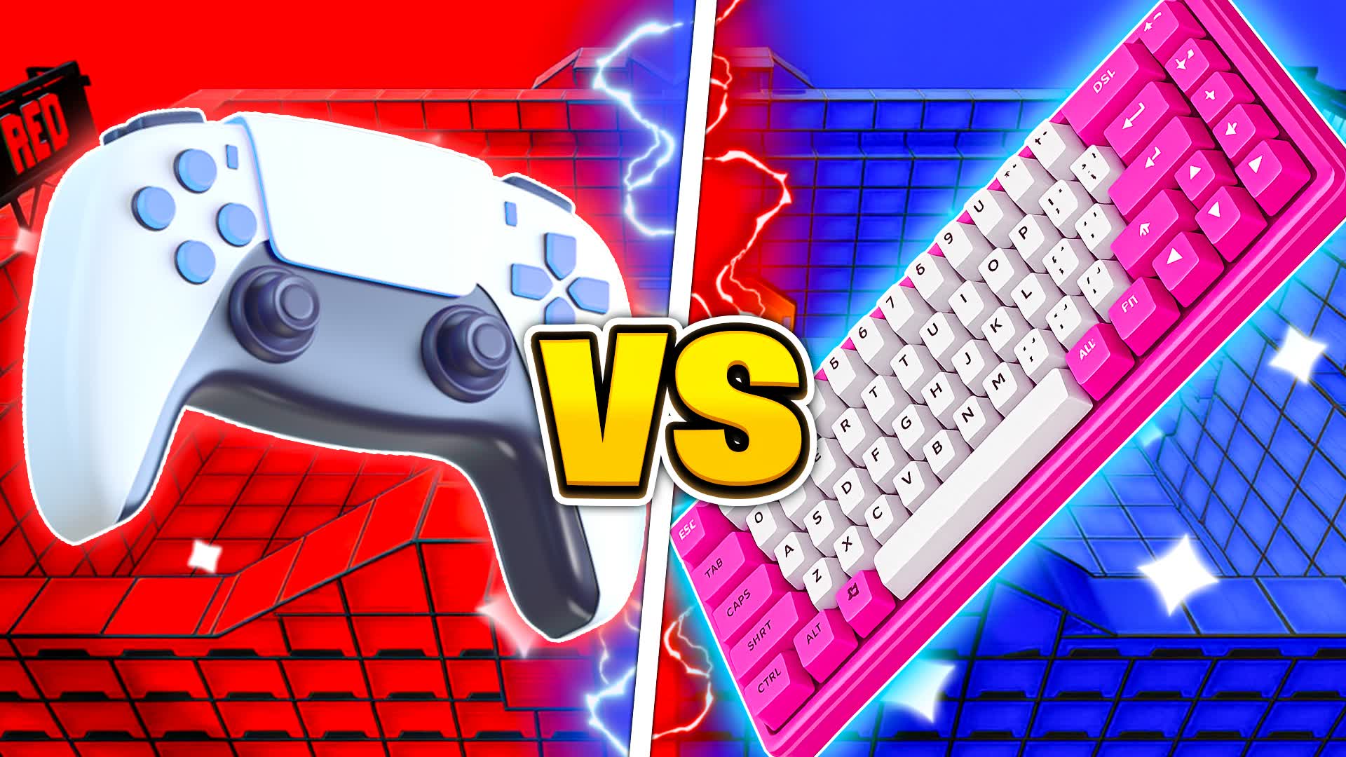 メガコンソール vs PC レッド vs ブルー🔴🔵