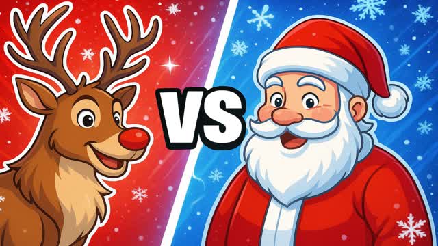 CLASSIC WINTER RED VS BLUE 🔴🔵