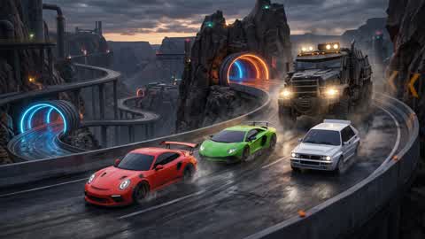 Outrun the Beast! 🏎️🔥
