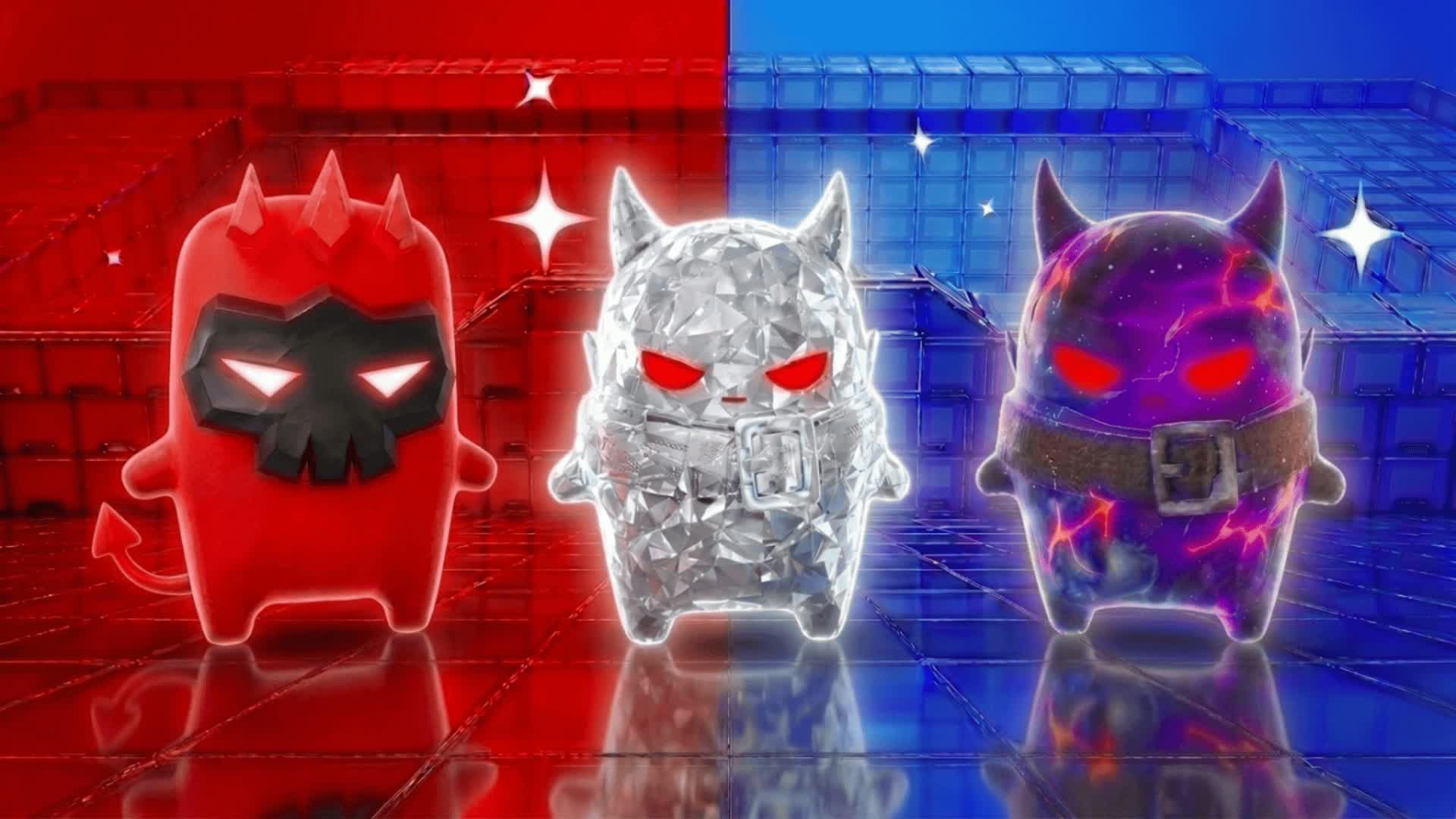 SUPER CRAZY FUN RED VS BLUE 🔴🔵HAPPY