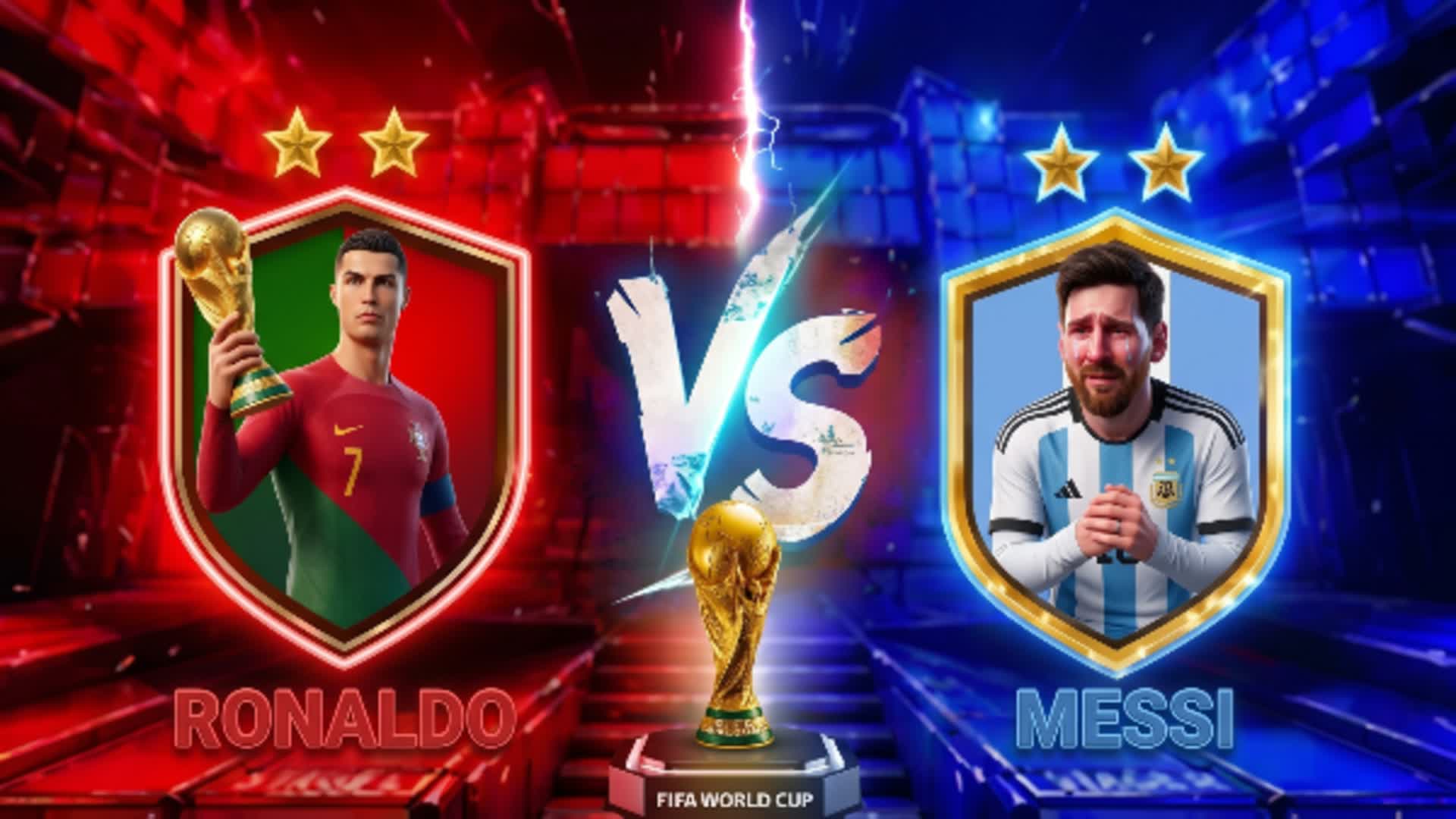 ๐RONALDO VS MESSI๐ขFOOTBALL RED VS BLUE