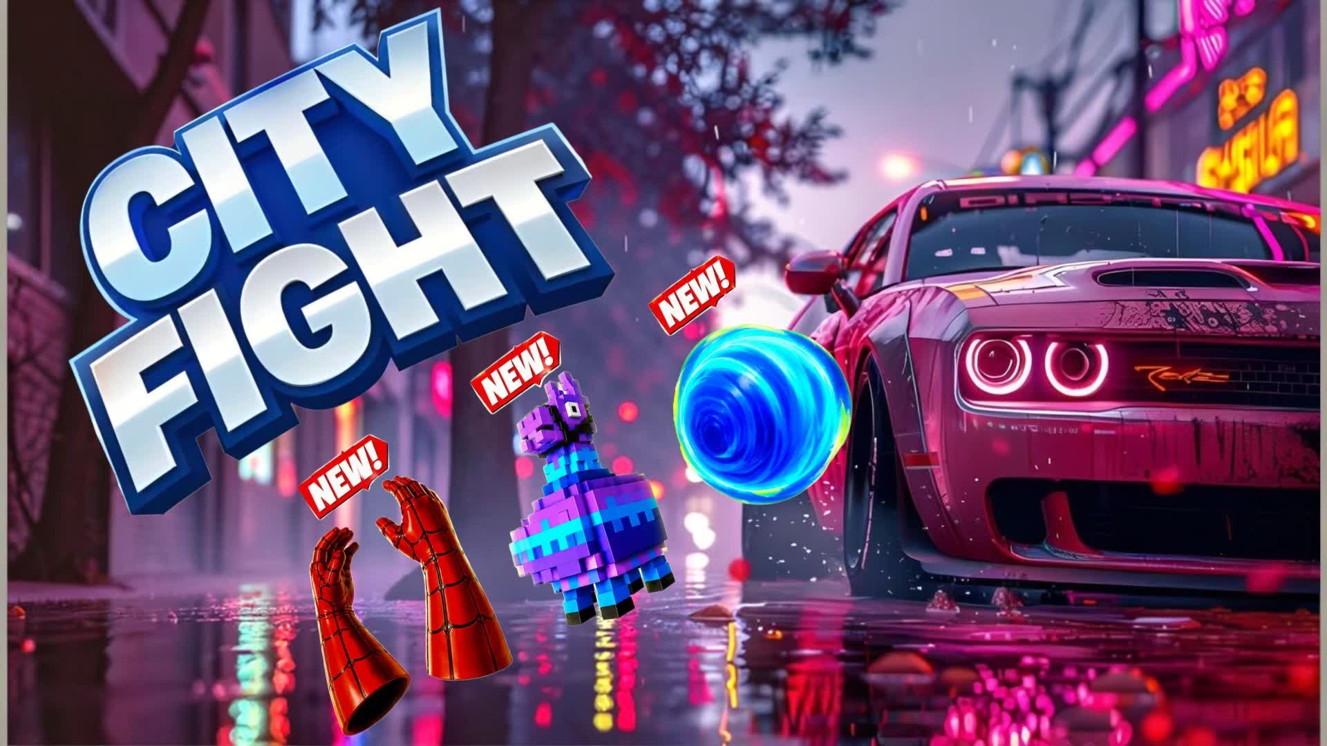 NEW CITY FIGHTING DRIVE — Fortnite island 7257-2796-3899 by Gomjk