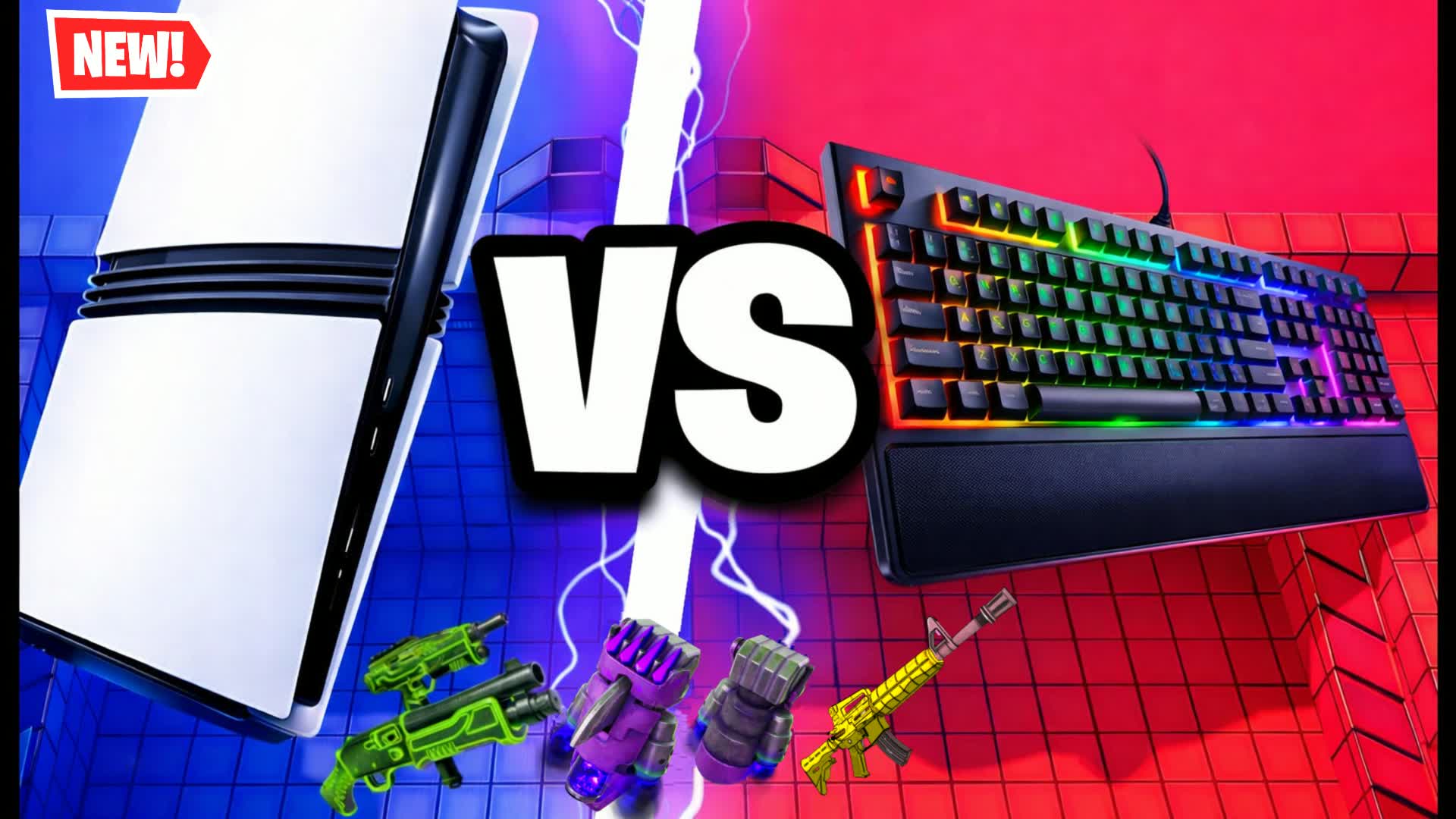 🔴🔵レッド対ブルー コントローラー対キーボード