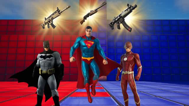 RED VS BLUE SUPER HERO