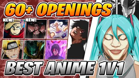 BEST ANIME 1V1🎵[60+ OPENINGS]