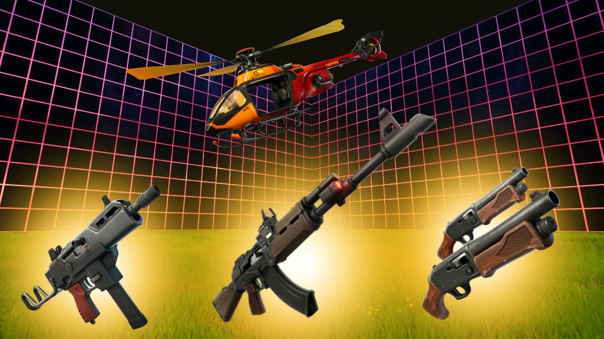 1対1の宇宙で全武器を使用