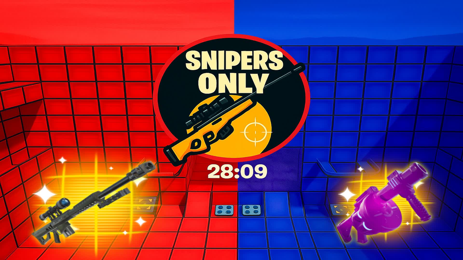 CRAZY SNIPERS ONLY 🎯 - RED VS BLUE 🔴🔵