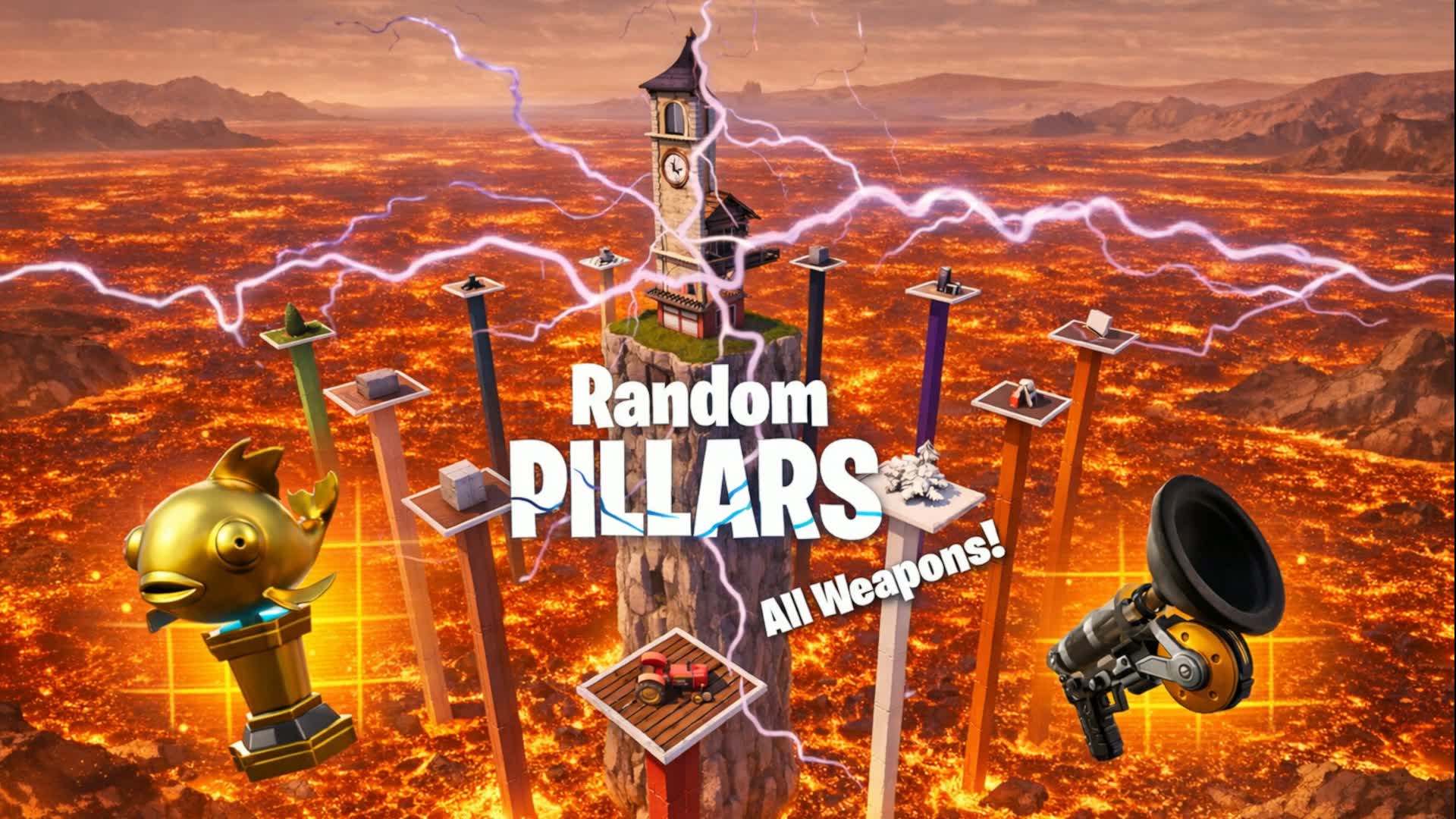 支柱をランダムに全武器から選ぶ