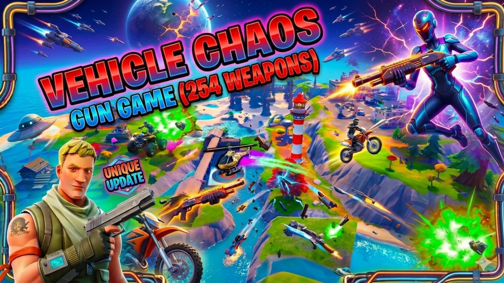 UFO GUN GAME: VEHICLE CHAOS 🛸