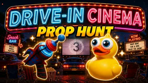 DRIVE-IN CINEMA PROP HUNT 🎬