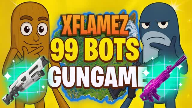 đ€Ż CHAOS 99 BOTS GUN GAME đ„
