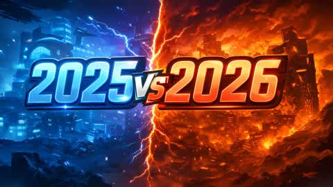 2025 vs 2026 🎊 NEW YEAR vs OLD YEAR
