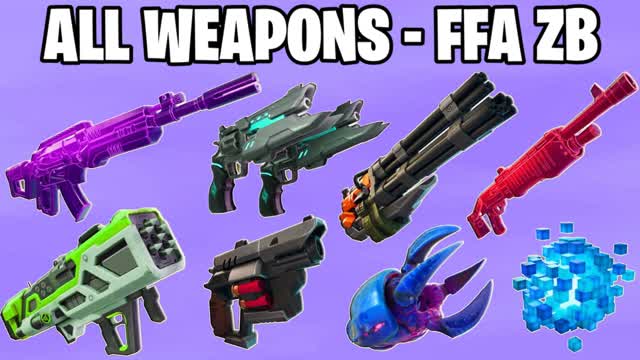ALL WEAPONS FFA ZERO BUILD