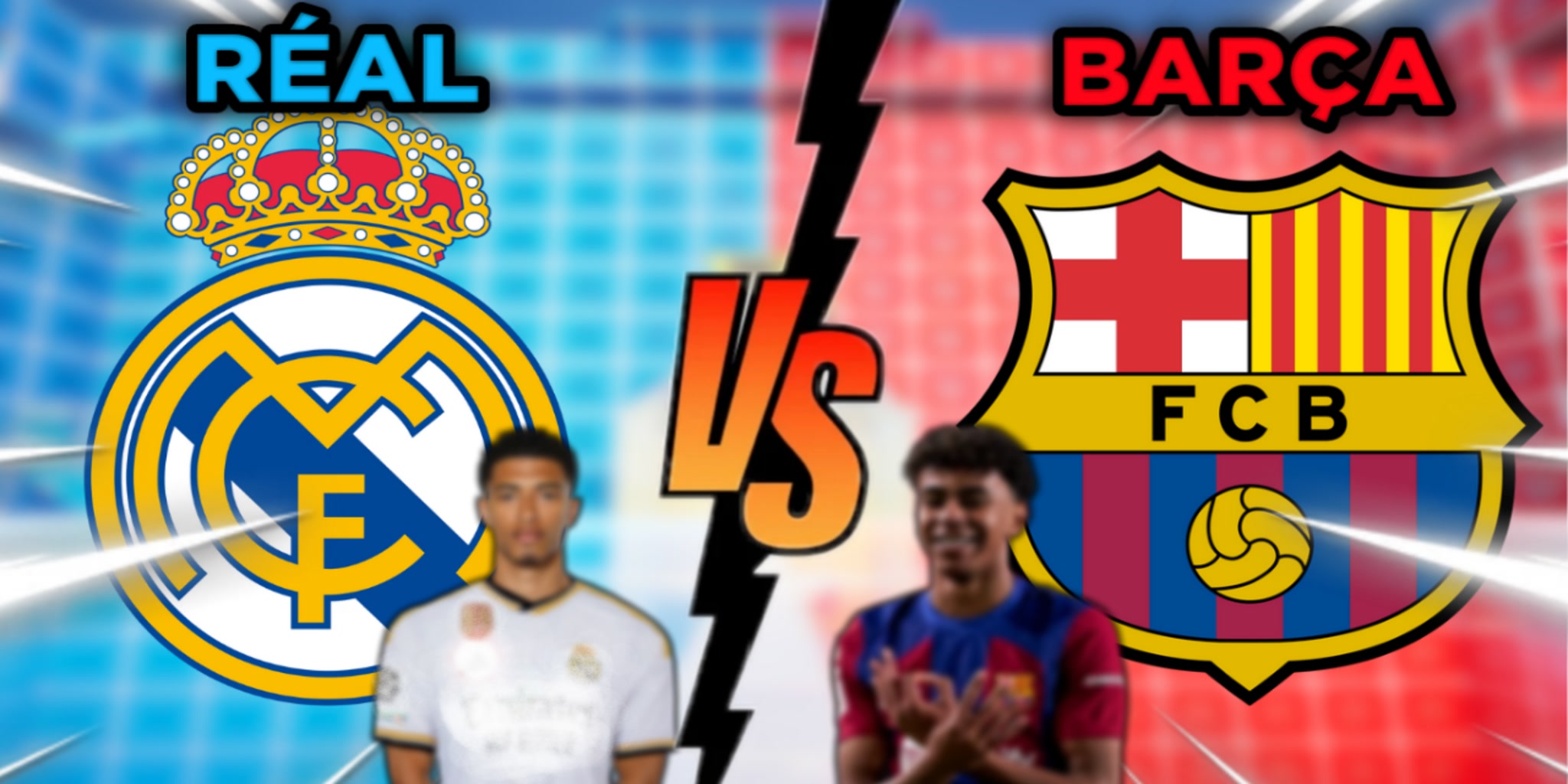 RED VS BLUE | BARCA VS RÉAL ⚽️
