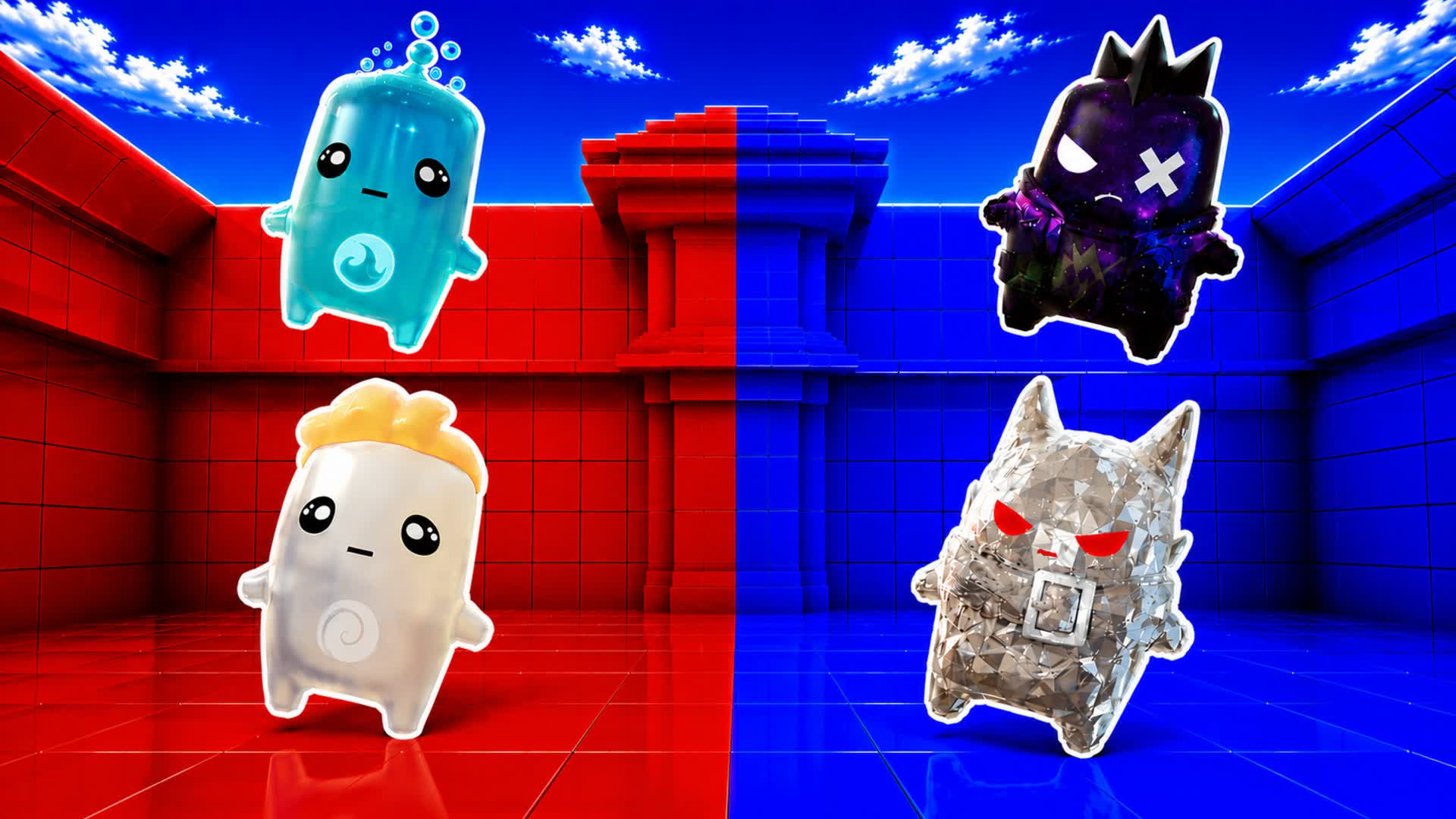 RED VS BLUE 🔴🔵 THE LARGEST!
