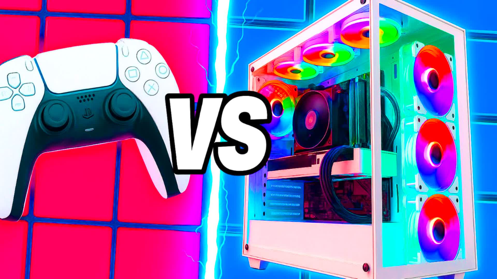 NEW PC KEYBOARD VS CONTROLLER 🔴🔵